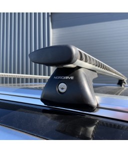 Barres de toit Profilées Aluminium Noir pour Peugeot 308 - 5 portes - dès  2013