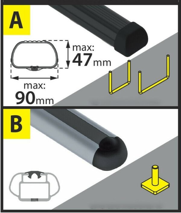 Porte vélo pour barres de toit